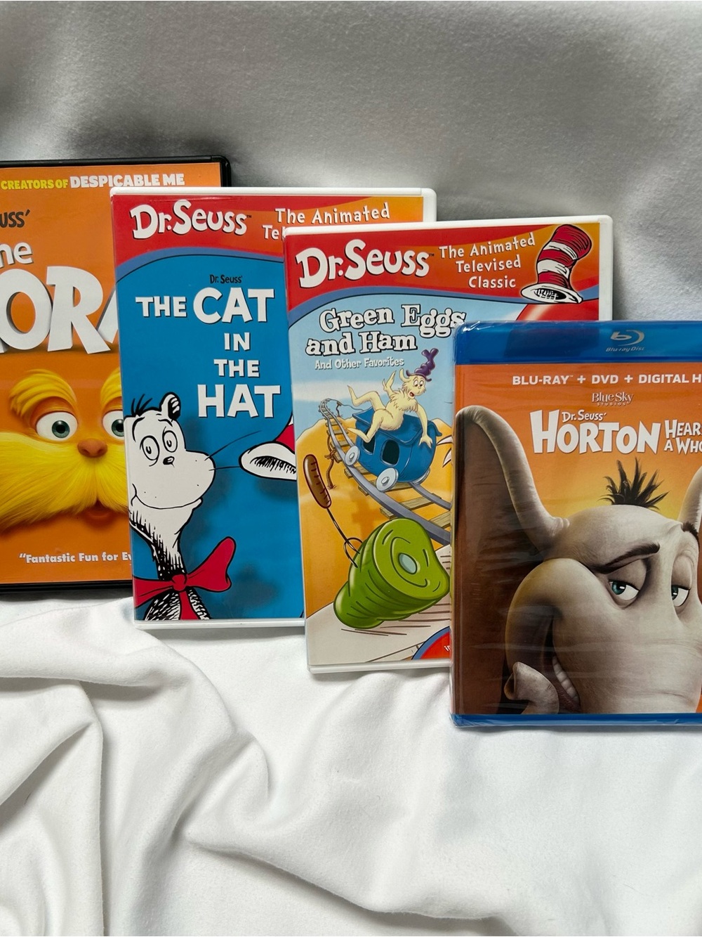 DR. SEUSS MOVIES - LORAX, CAT IN THE HAT, GREEN EGGS & HAM, HORTON HEARS WHO